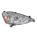 Headlight Assembly for Honda Fit Sport (2009-2011) Right Side Chrome Halogen