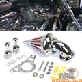 Chrome Cone Spike Air Filter Cleaner for Harley Softail FLSTF FXSTB FLSTSB