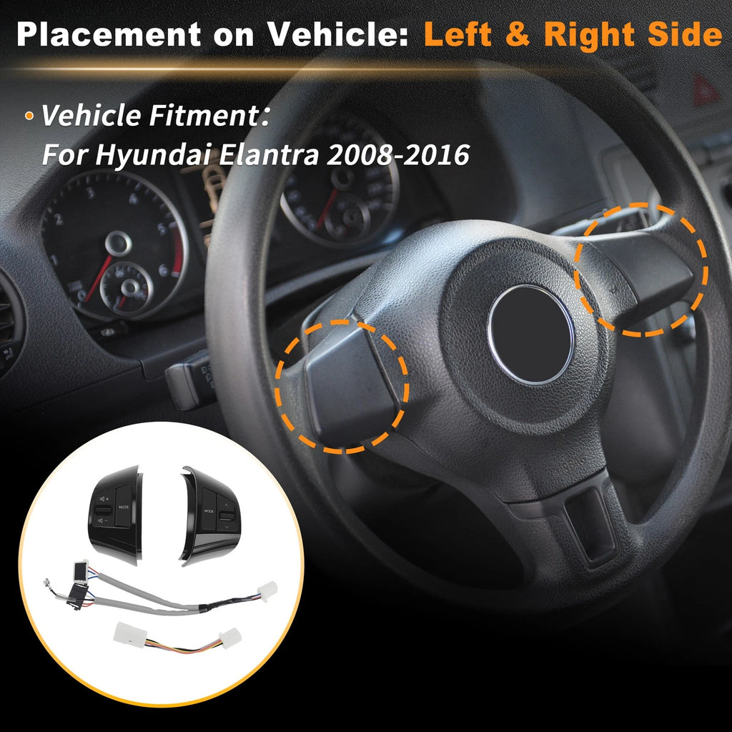 Steering Wheel Button Set for Hyundai Elantra (2008–2016) No. 967000Q500