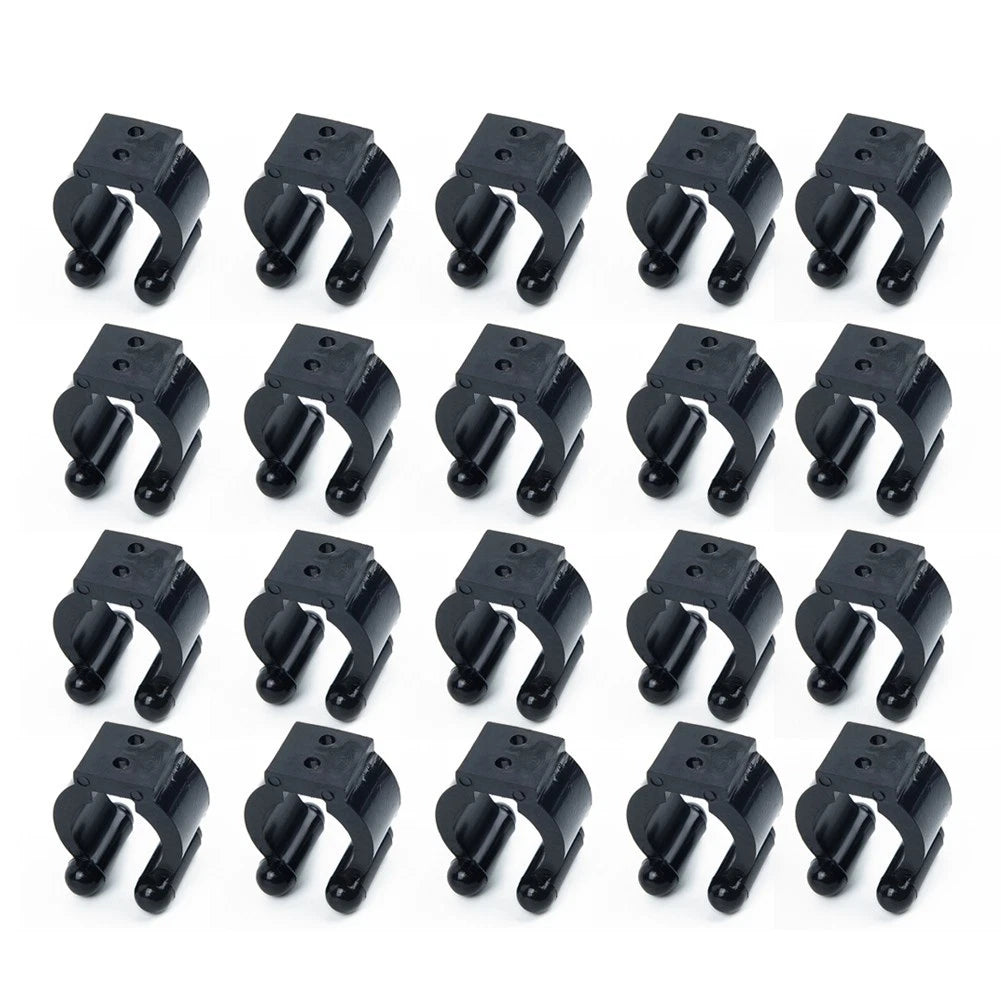 Set of 20 Fishing Rod Pole Storage Rack Tip Clamps Holder