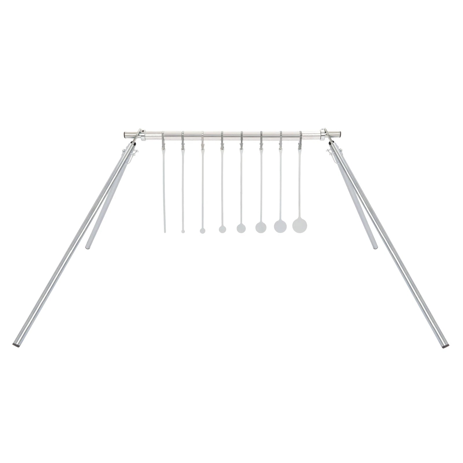 Set of 8 Steel Spinning Targets for .22 Rimfire
