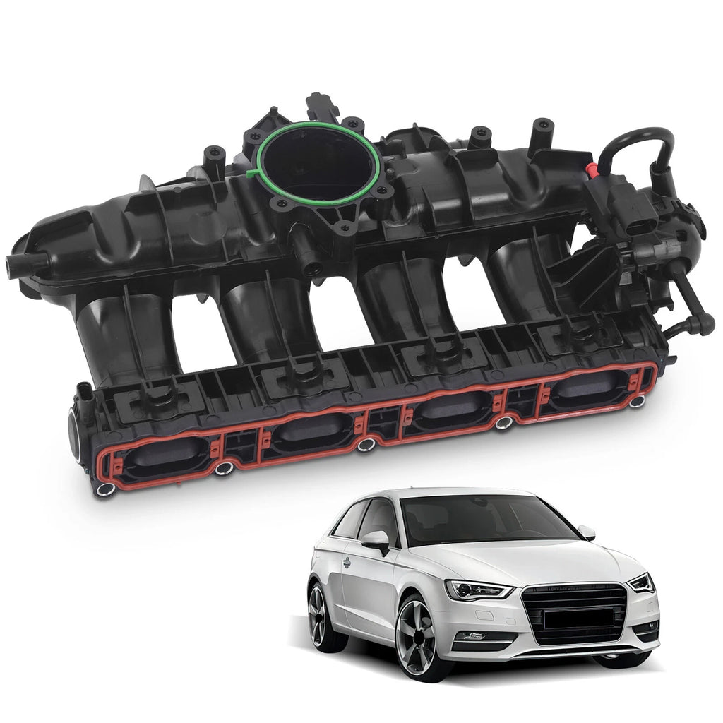 Intake Manifold with Sensor & Solenoid Valve for VW CC Tiguan (2009–2017)