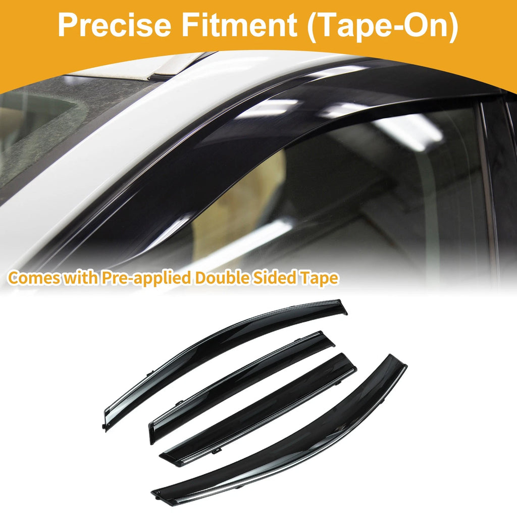Window Deflectors for Hyundai Accent Hatchback (2012–2017) 2X Side Vent Visors