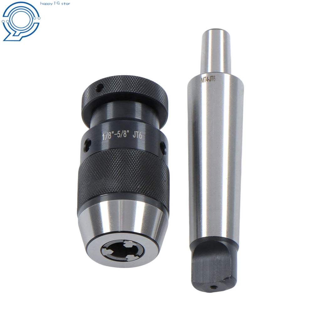 6JT Keyless Drill Chuck 5/8" with MT4 Arbor for Industrial Use