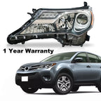 Halogen Headlight Chrome for Toyota RAV4 (2013–2015)