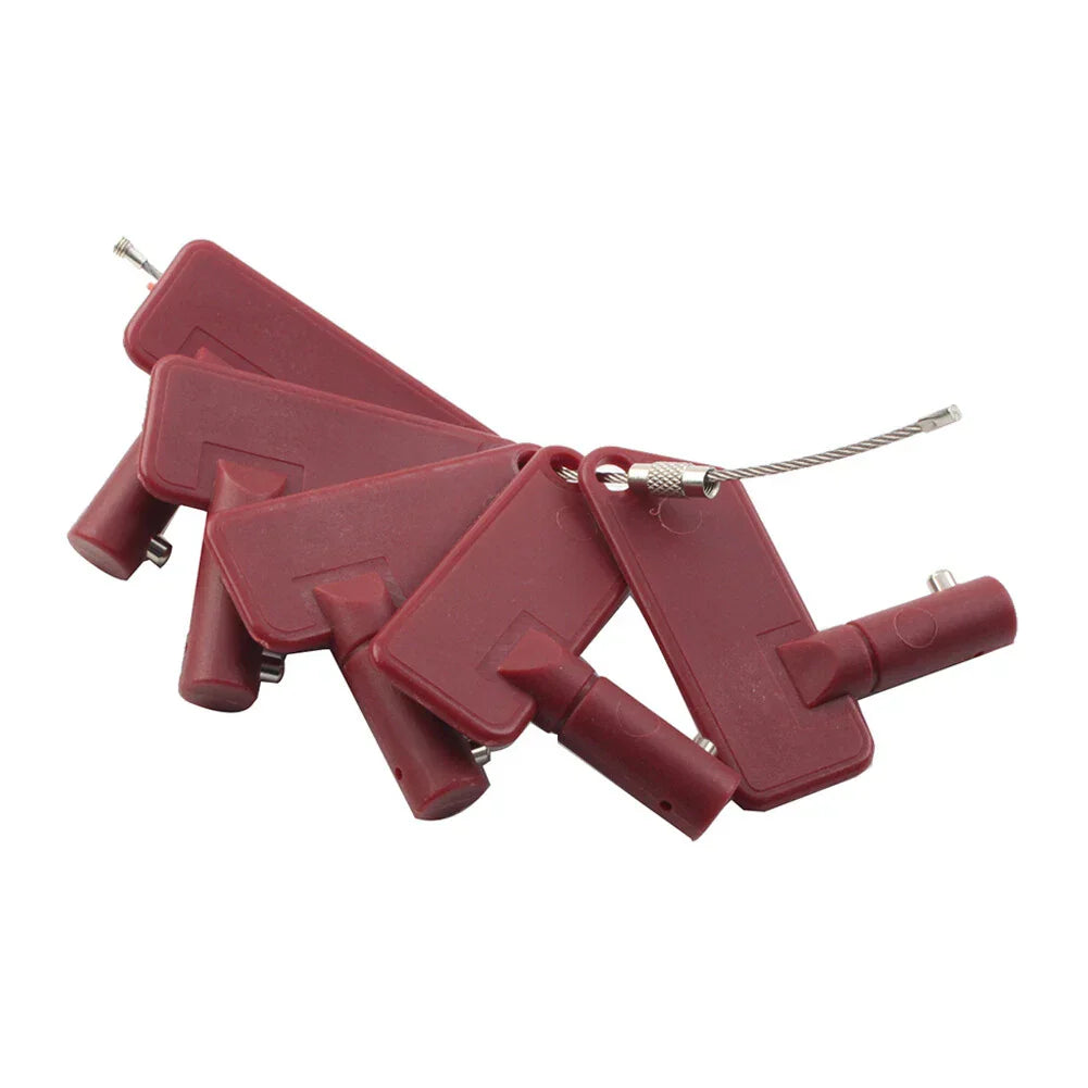 5 x Ignition Keys for Terex Battery Disconnect Isolator