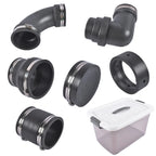 RV Sewer Hose Fittings Adapter Kit for RVs (Fits Various Models)
