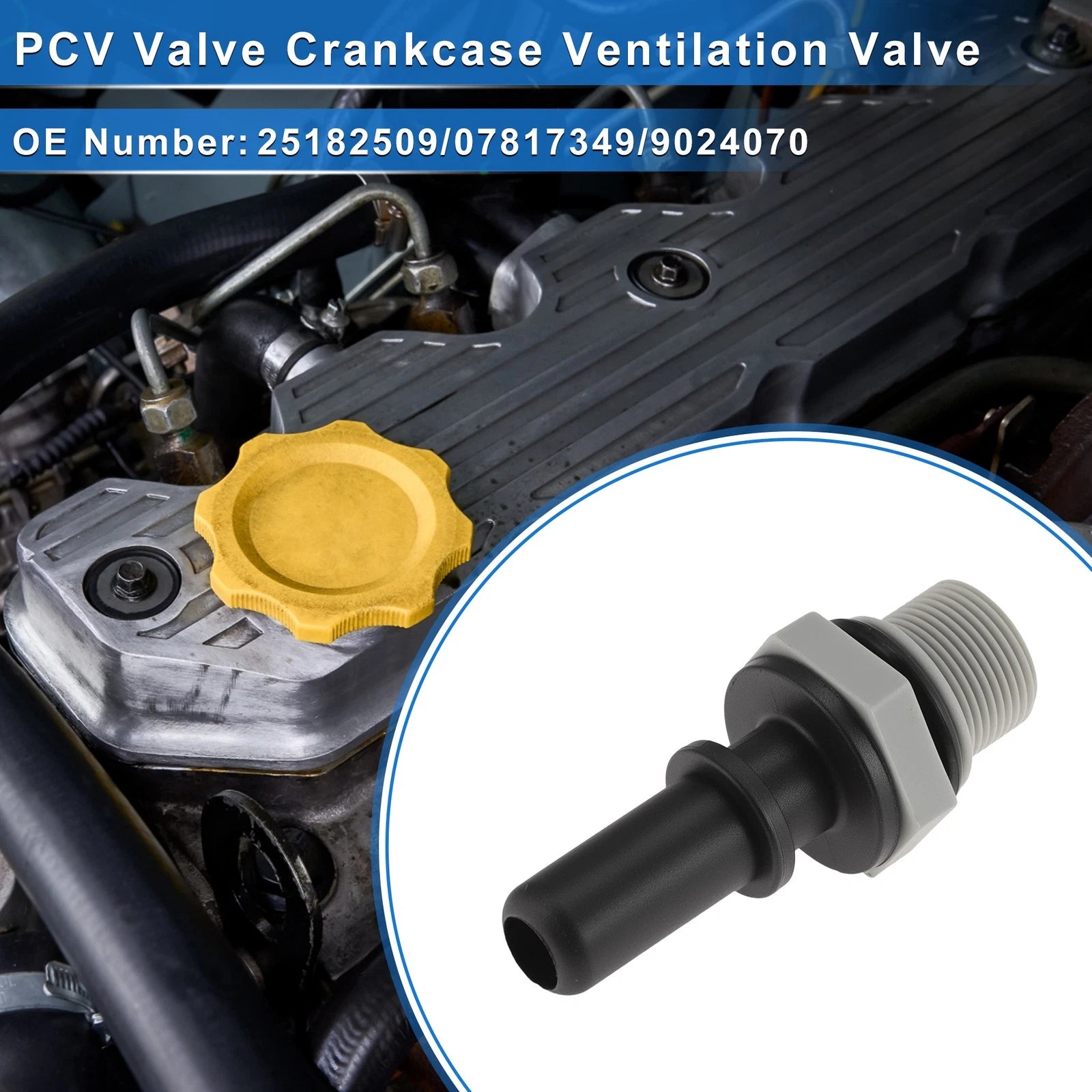 PCV Valve for Chevrolet Captiva (2011–2016) No.25182509/07817349