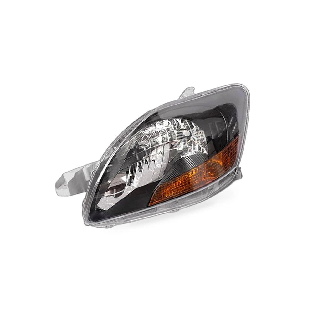 Headlight Assembly for Toyota Vios (2007–2013) Black Housing