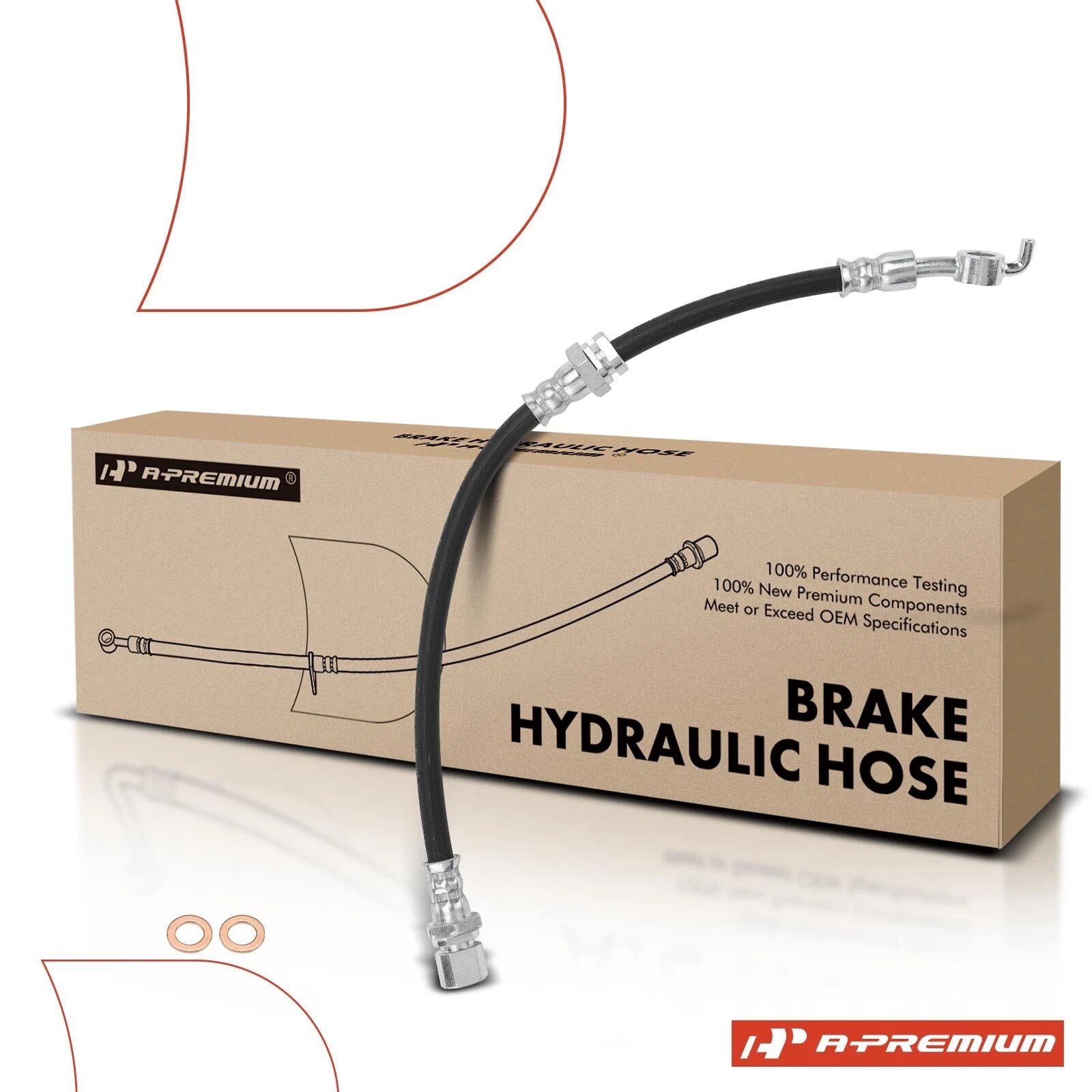 Rear Left Brake Hydraulic Hose for Suzuki Forenza (2004–2008)