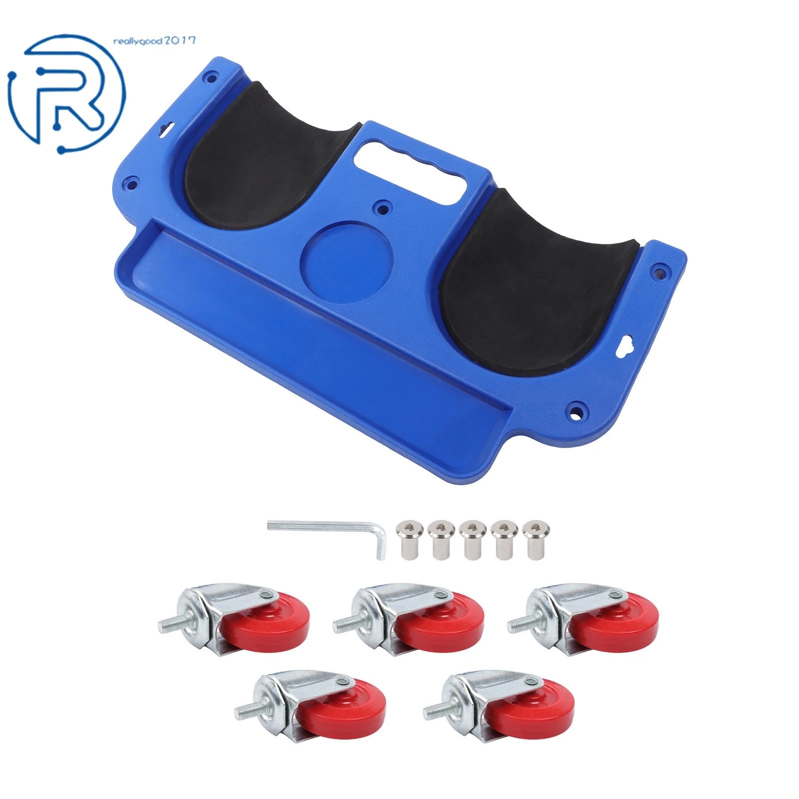 Rolling Knee Creeper Pad with Tool Tray and 5 Swivel Castor Wheels