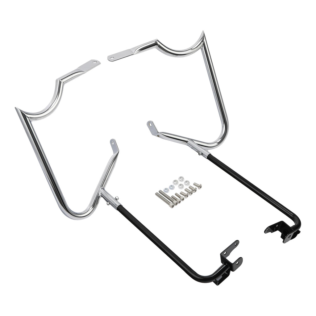 Saddlebag Bracket Guard Bar for Harley Touring Road Street Glide (2014–2024)