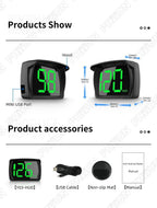 Universal Car Dashboard GPS HUD Digital Speedometer for All Models