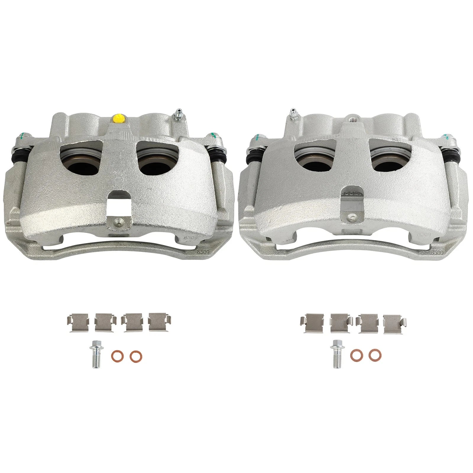 Front Brake Calipers for Dodge Ram 2500, 3500 (2009–2010) - Set of 2