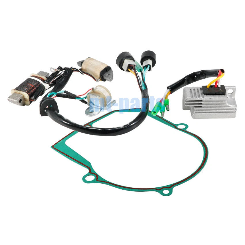 Magneto Stator + Regulator Rectifier + Gasket for Yamaha YFM80 Badger (1985–1988)