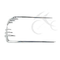 Chrome Hard Saddlebags Lid Accents for Harley Touring Road Glide (1993–2013)