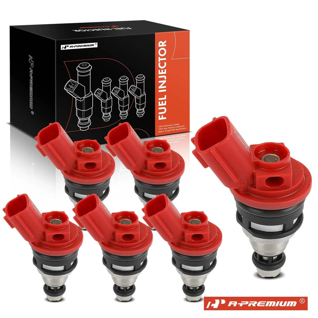 Set of 6 Fuel Injectors for Infiniti J30 (1993–1997) Nissan 300ZX (1994–1996)