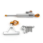 Steering Damper Stabilizer for Kawasaki ZX6R (2007–2008) Silver T9