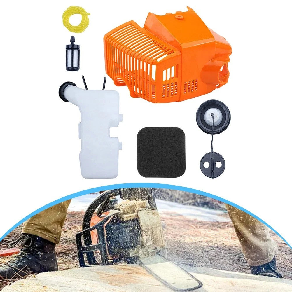 Engine Cover Kit with Fuel Tank Shroud and Filter for FS75 FS85