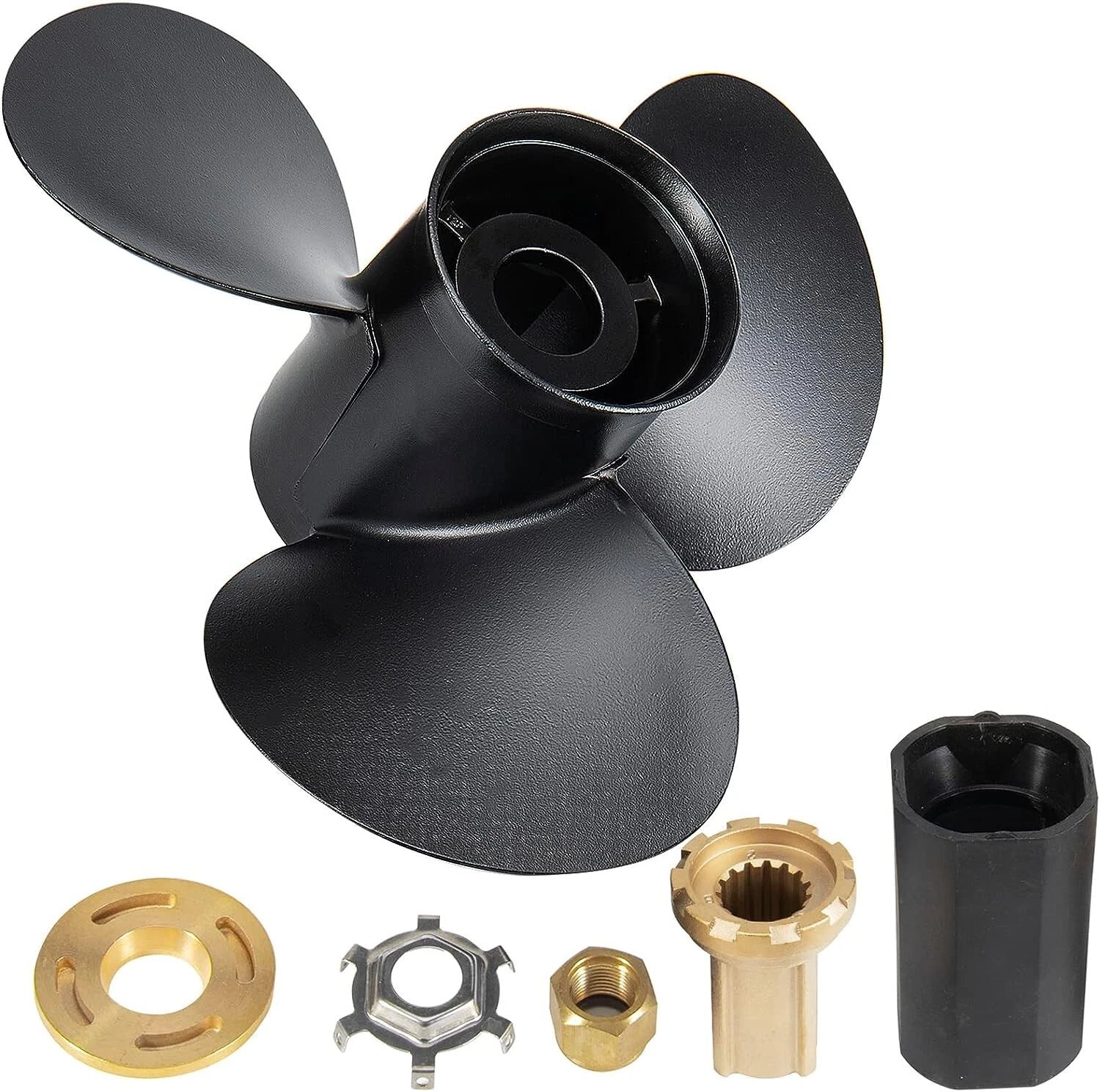 Outboard Propeller for Mercury 40-140HP (15 Tooth, RH) - Hub Kits Included