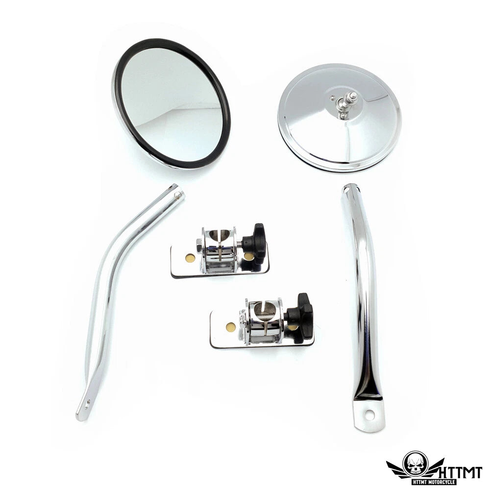 Mirror Relocation Pair for Jeep Wrangler TJ JK (1997–2017) Chrome