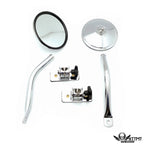 Mirror Relocation Pair for Jeep Wrangler TJ JK (1997–2017) Chrome