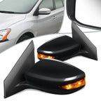 Pair Power Heated Turn Signal Door Mirrors for Nissan Sentra (2013–2015) NI1320237 NI1321237