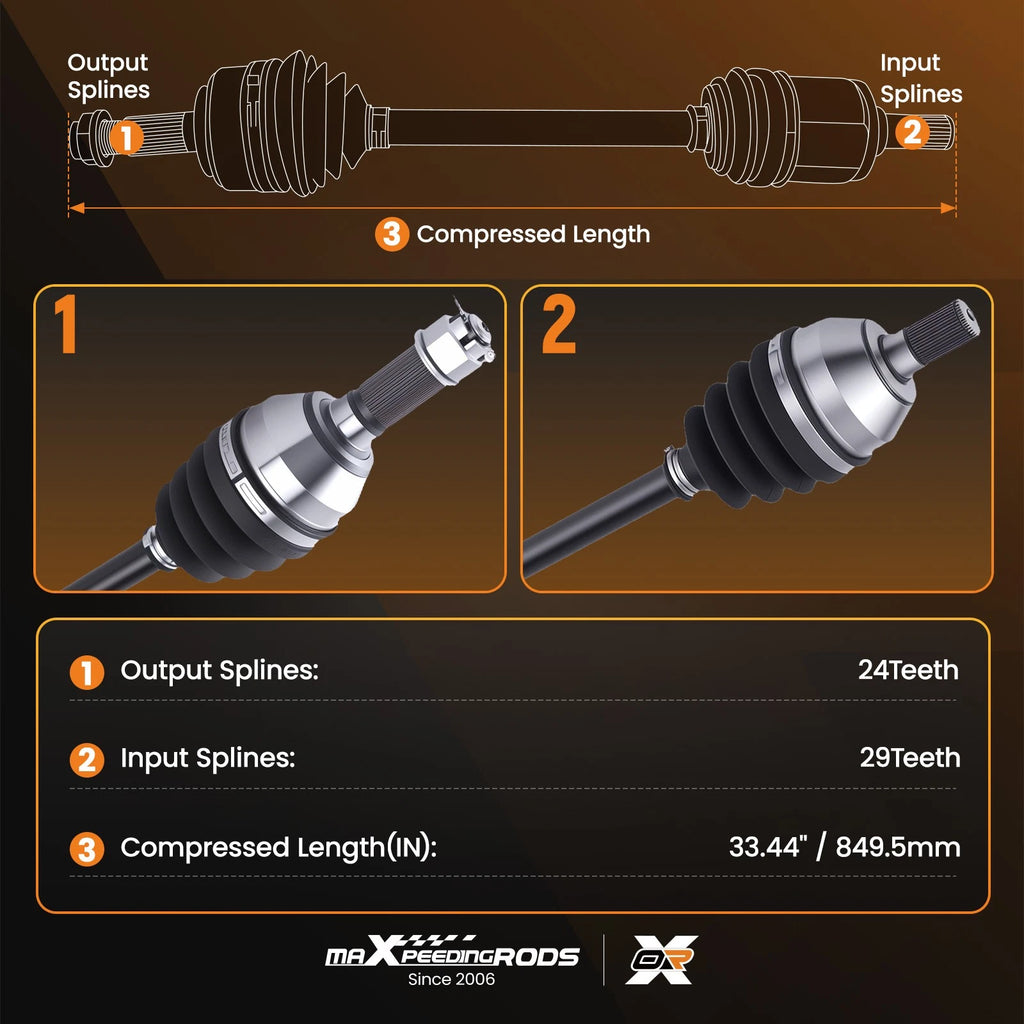 CV Axle for Can-Am Maverick X3 Turbo (2017-2023)