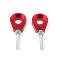 Red 12mm Chain Adjuster Block Tensioners for Pit Quad Dirt Bike ATV CRF50