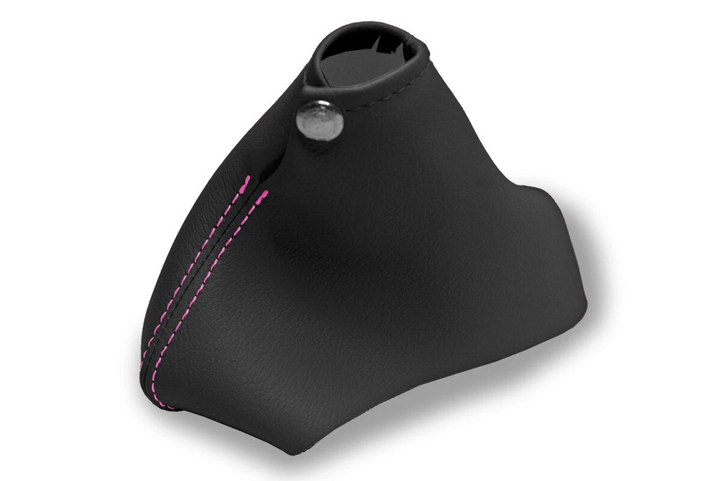 Leather Manual Shift Boot Cover for Chevrolet Cavalier (2000–2005) Pink Stitch