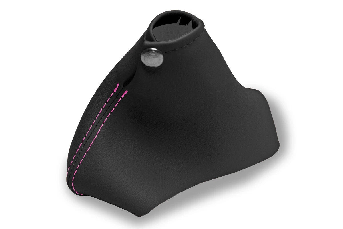 Leather Manual Shift Boot Cover for Chevrolet Cavalier (2000–2005) Pink Stitch
