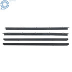 Set of 4 Front Window Sweep & Run Channel Seals for Chevy Blazer (1982–1994)