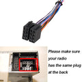 2X 16 Pin Radio ISO Wire Harness Adapter for Peterbilt Freightliner