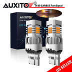 2X Amber Yellow LED Turn Signal Lights for AUXITO (No Hyper Flash)