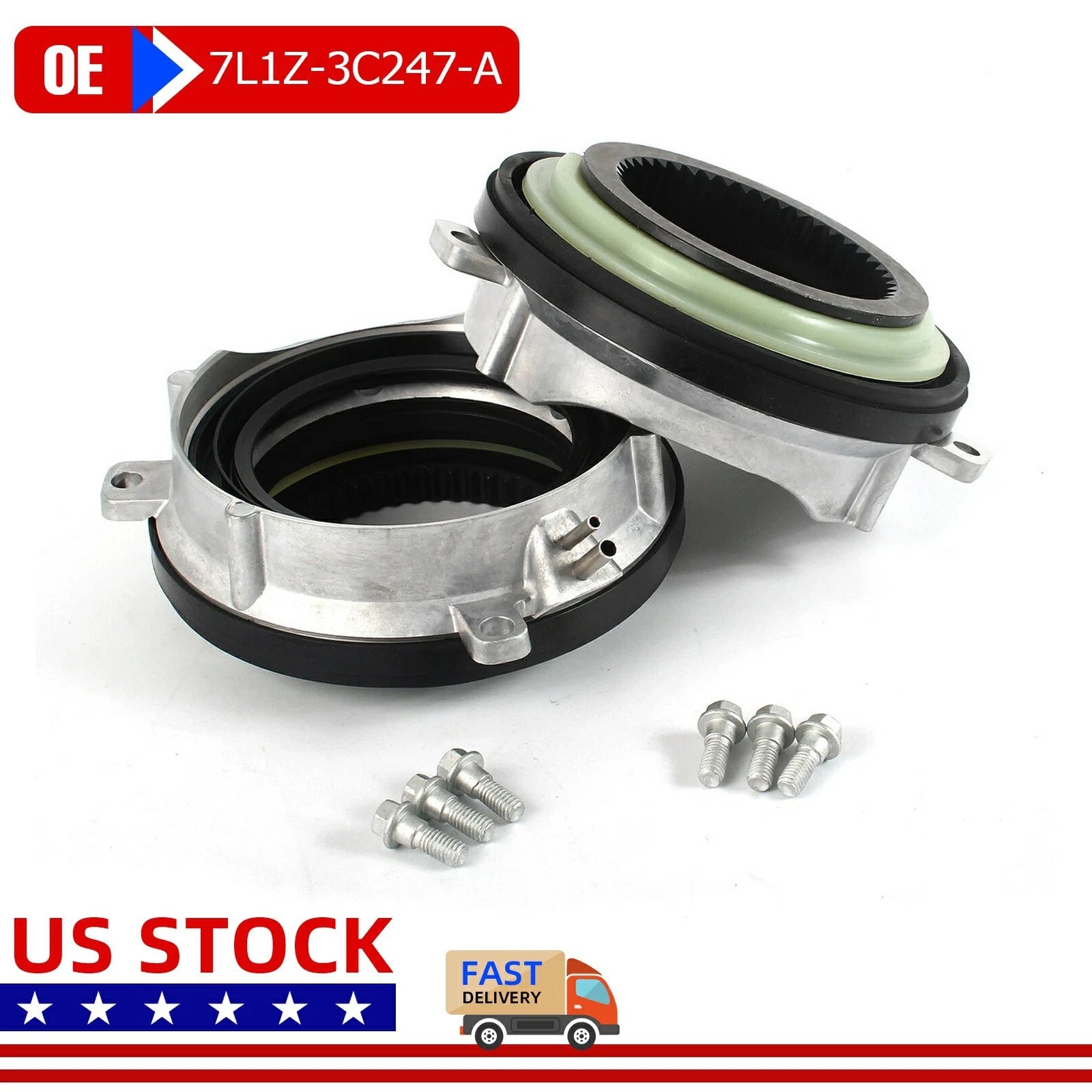 2X Lock Hub Axle Actuator for Ford F150 (2004–2015), Expedition (2003–2015) 4WD