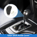 Gear Shift Knob Cover for Toyota Camry (2018–2023) Black Beige Faux Leather