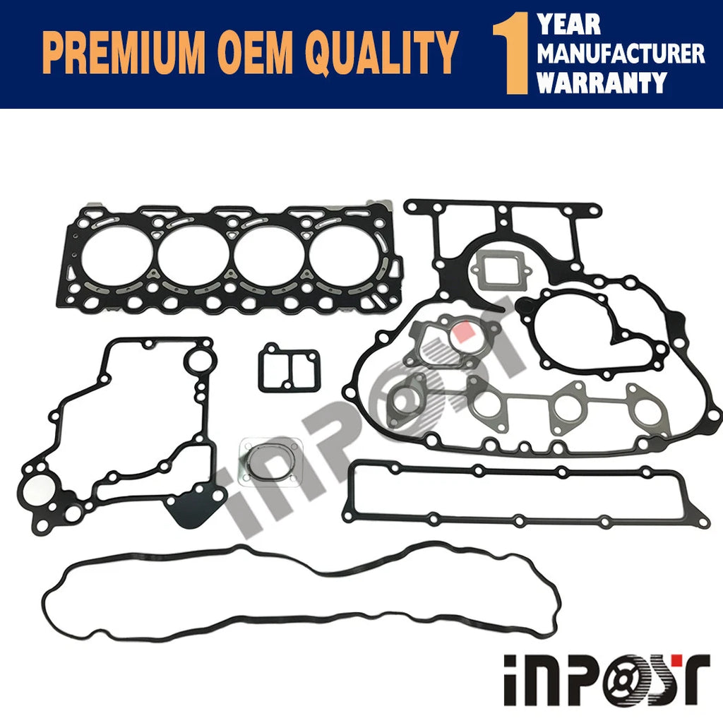 Full Gasket Set V3307 V3307T 1G772-99350 for Kubota M6040 Bobcat T650 S630