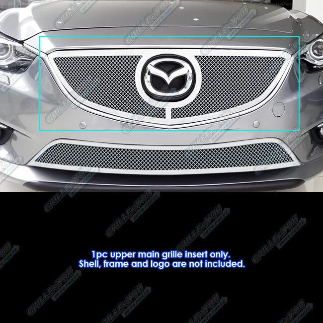 Stainless Steel Chrome Mesh Grille Insert for Mazda Mazda 6 (2014–2016)