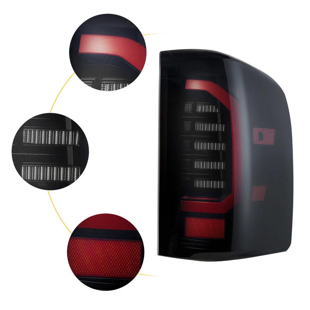 Smoke Lens LED Tail Lights for Chevrolet Silverado 1500/2500 (2007–2014)