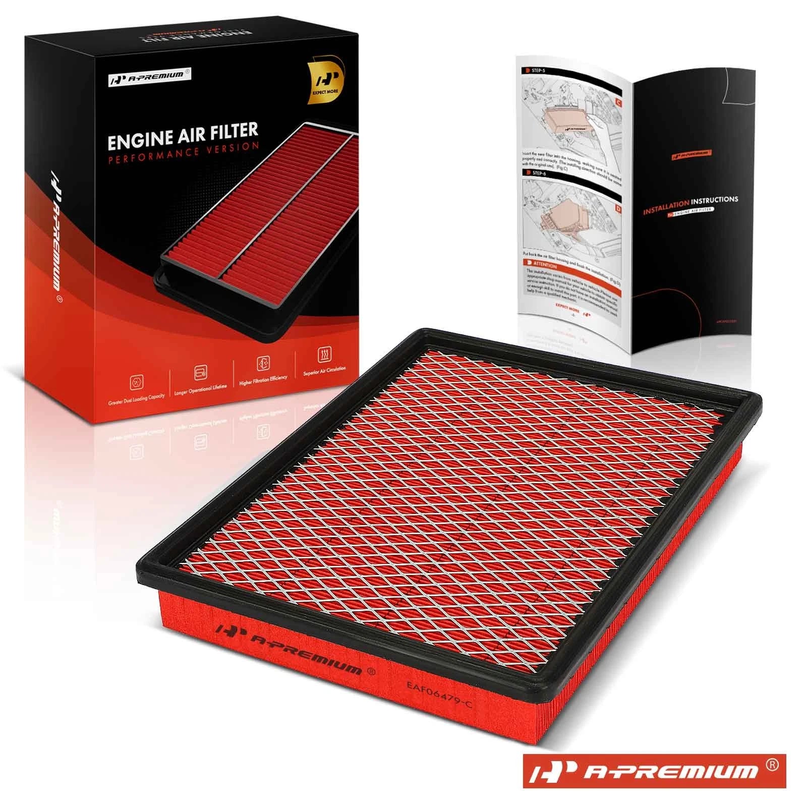 High Performance Engine Air Filter for Chevy Impala and Buick (1994–2005)