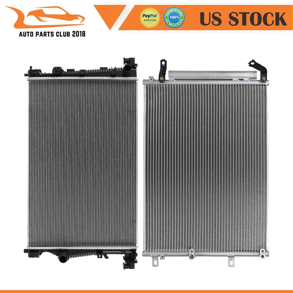 Radiator and AC Condenser for Jeep Cherokee (2014–2018) Aluminum