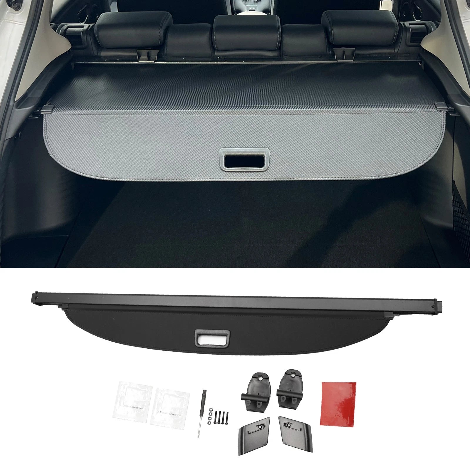 Retractable Cargo Cover for Ford Explorer (2020–2023) Gloss Black