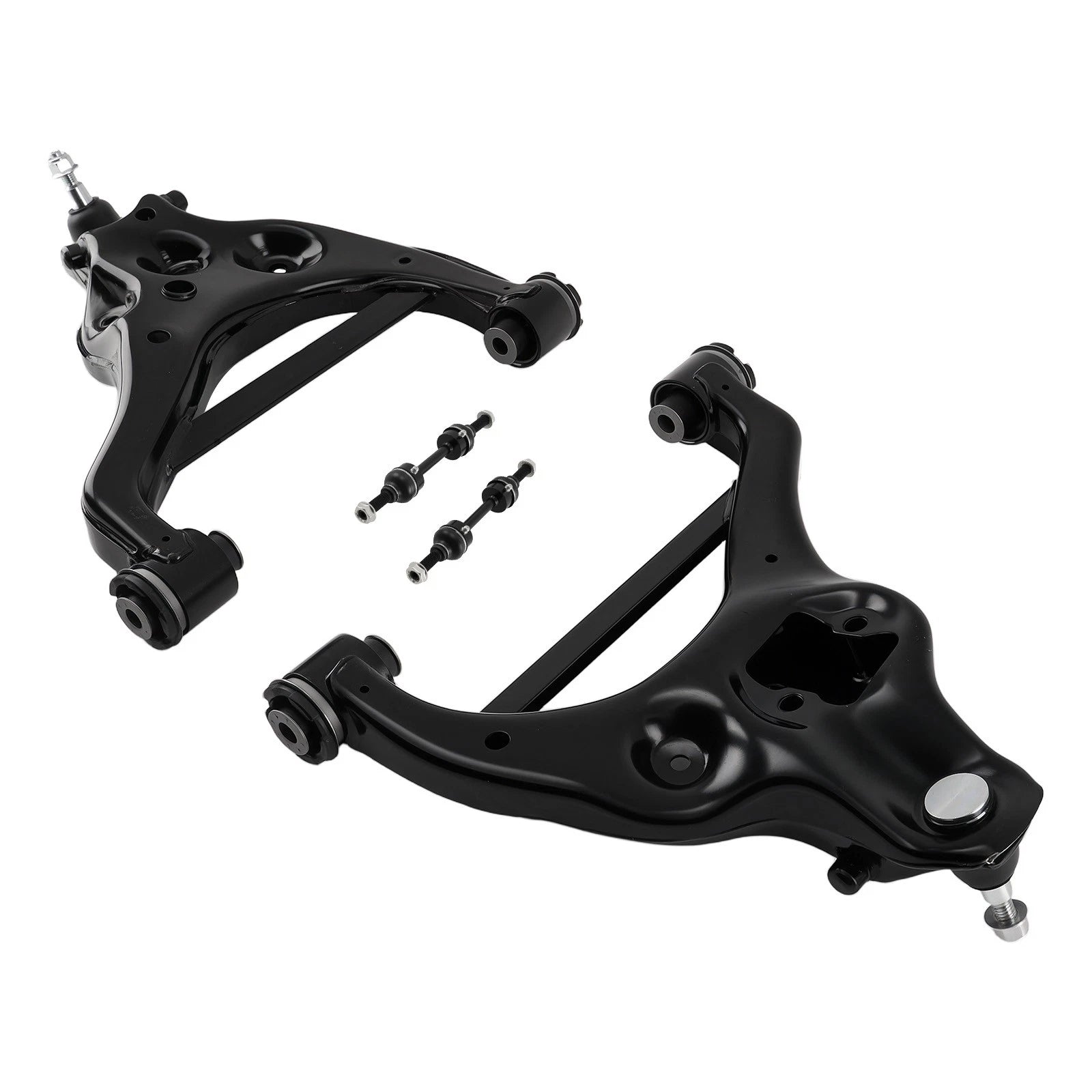 Set of 4 Front Lower Control Arms + Ball Joints & Sway Bar End Links for Ford F-150 (2015–2017)