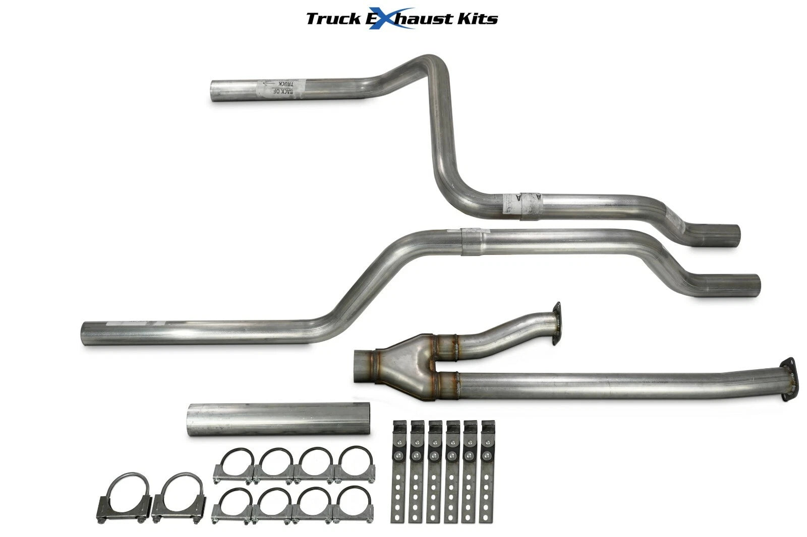 2.5" Dual Exhaust Kit for Toyota Tundra (2009–2013) No Muffler Rear Exit