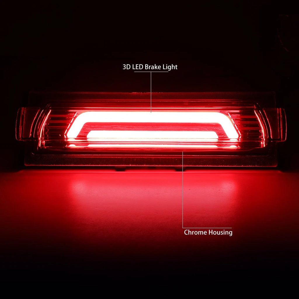 LED Third Brake Light Bar for Chevy Corvette (1991–1996) Chrome