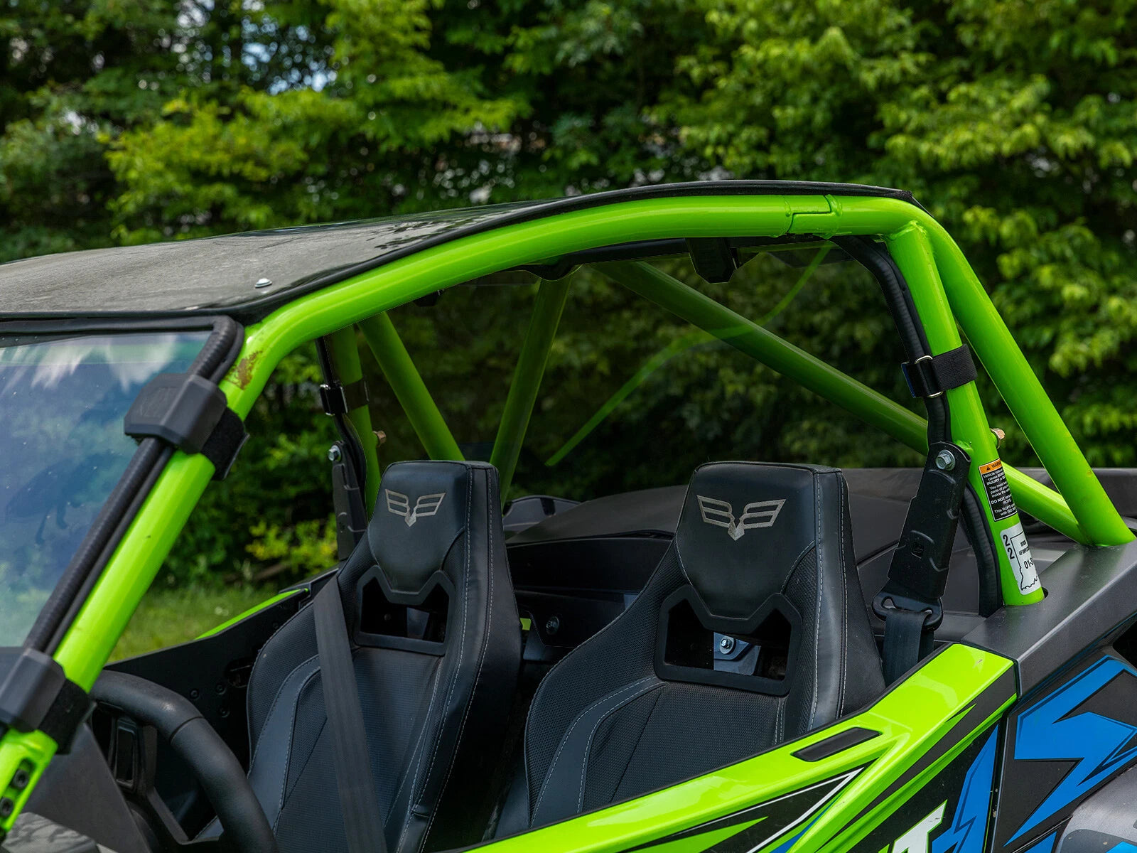 Light Tint Rear Windshield for Textron Wildcat XX / Tracker XTR1000 (2018–2023)