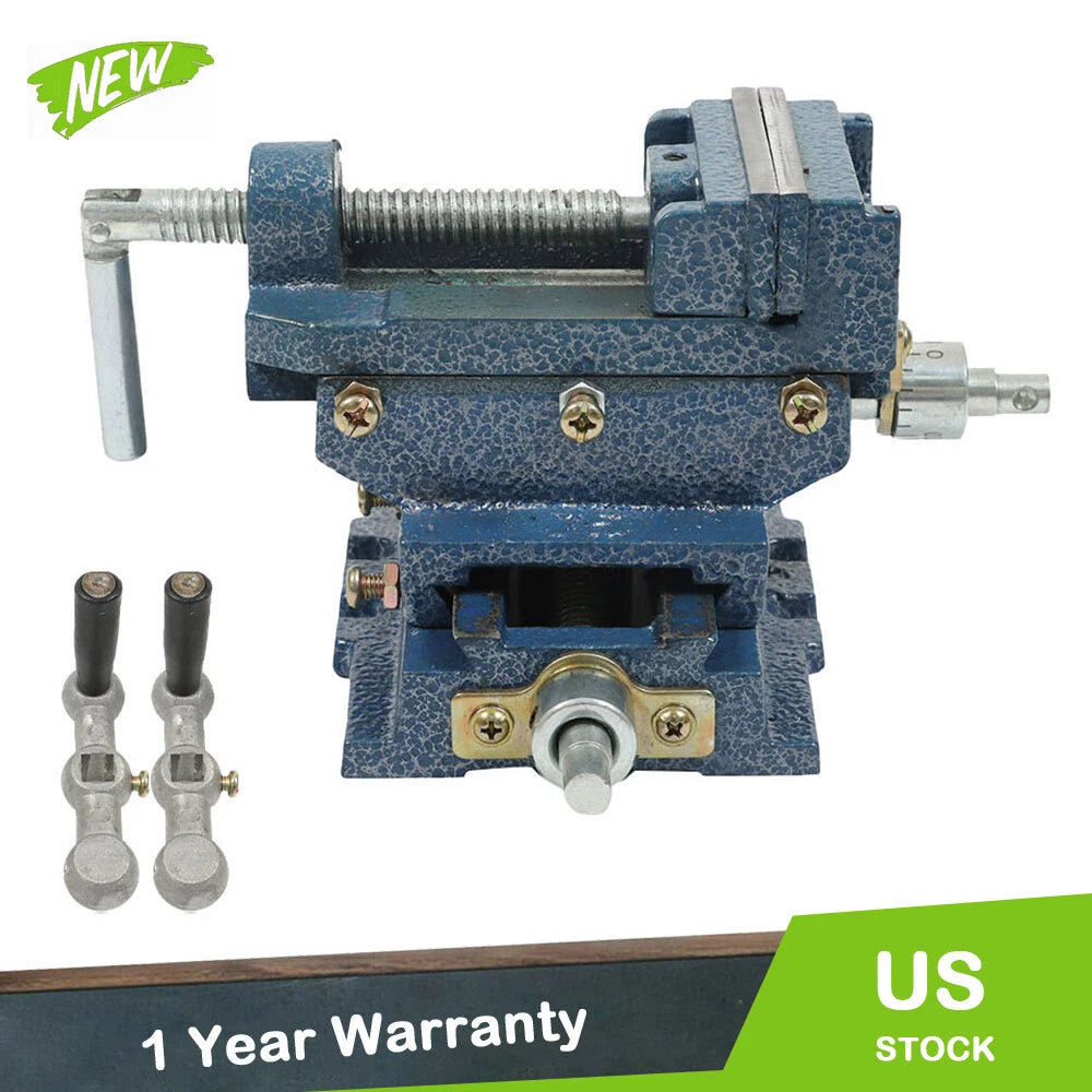 3" Cross Slide Vise for Drill Press and Milling Machine