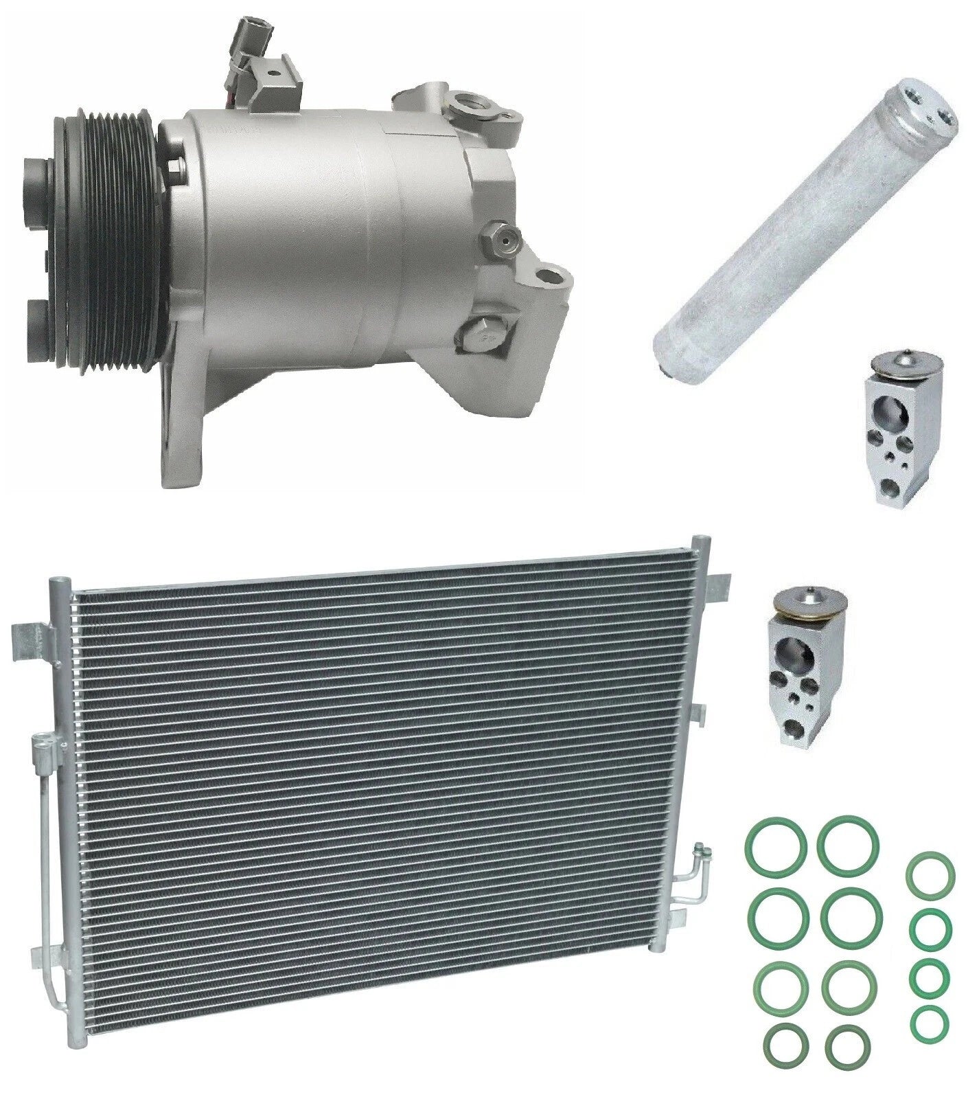 A C Compressor Kit With Condenser for Nissan Quest 3.5L (2014–2014)