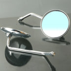 10mm Chrome Round Mirrors for Honda CL90 CT90 CB100 CL100 CL125 CB125 (1969–1979)