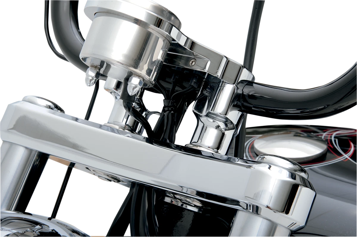 1-1/2" Chrome Handlebar Risers for Harley Davidson (Drag Specialties)